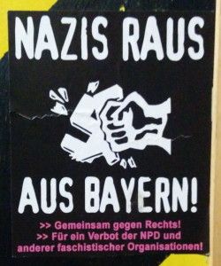 Antifa Aufkleber in Freising