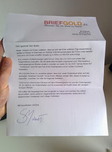 Briefgold